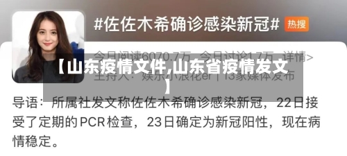 【山东疫情文件,山东省疫情发文】