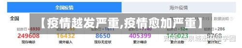 【疫情越发严重,疫情愈加严重】