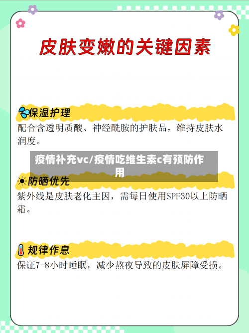 疫情补充vc/疫情吃维生素c有预防作用
