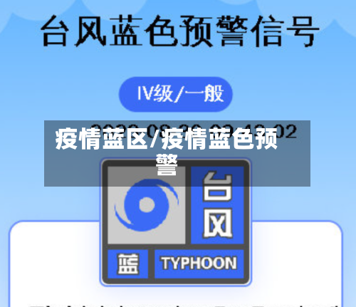疫情蓝区/疫情蓝色预警