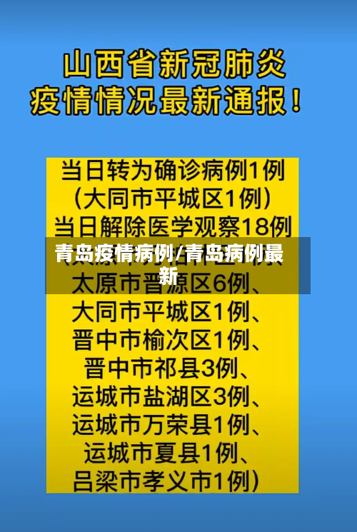 青岛疫情病例/青岛病例最新