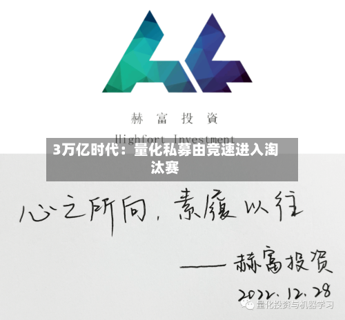 3万亿时代：量化私募由竞速进入淘汰赛