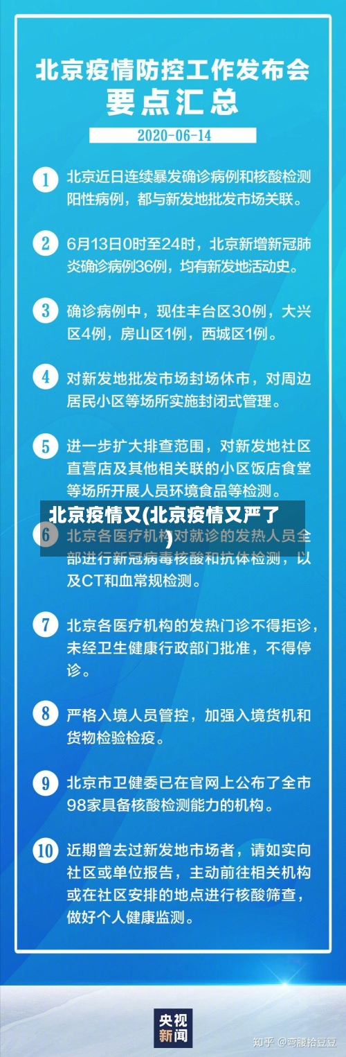 北京疫情又(北京疫情又严了)
