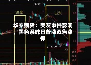 华泰期货:突发事件影响,黑色系昨日普涨双焦涨停