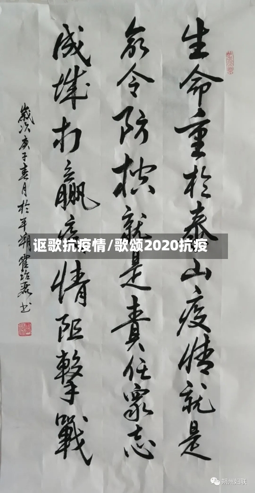 讴歌抗疫情/歌颂2020抗疫