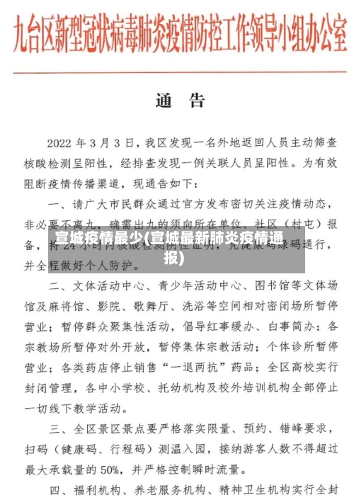 宣城疫情最少(宣城最新肺炎疫情通报)