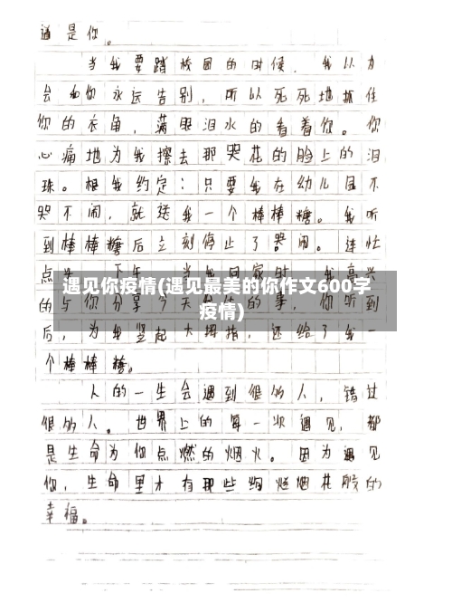 遇见你疫情(遇见最美的你作文600字疫情)