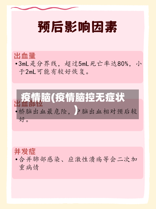 疫情脑(疫情脑控无症状)