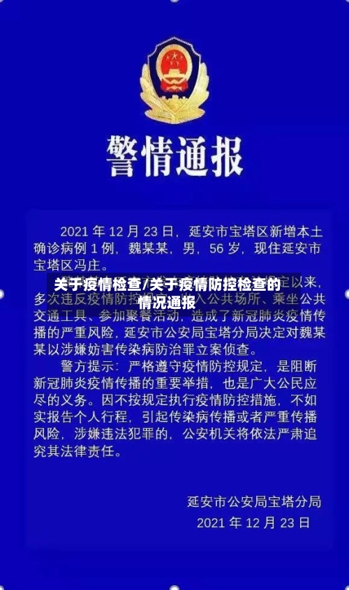 关于疫情检查/关于疫情防控检查的情况通报